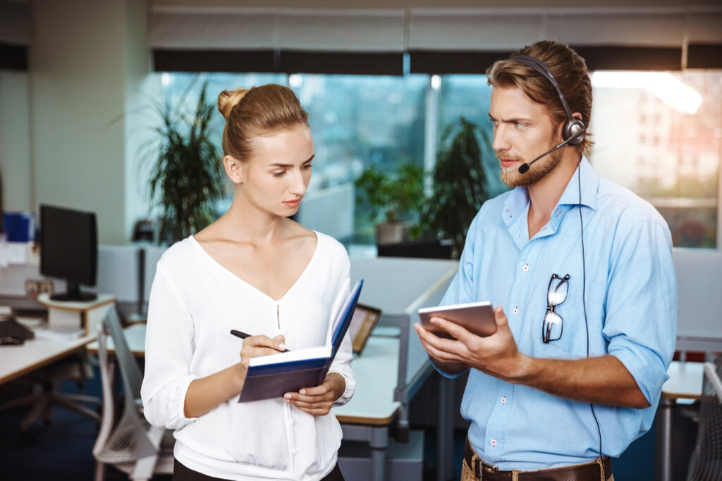 USA contact center solution managing calls, chat, and customer support.